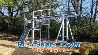 RL 4 Super Tower Vinyl Playset | Playset Walkthrough | Amish Direct Playsets