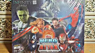 GAME PACK OPENING !!! TOPPS HERO ATTAX THE INFINITY SAGA COLLECTION 2021 !!!