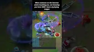 When someone insults you on league but you have 5000+ hours #shorts #leagueoflegends #yasuo
