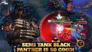 Black Panther SEMI TANK IS VIABLE! MARVEL Super War