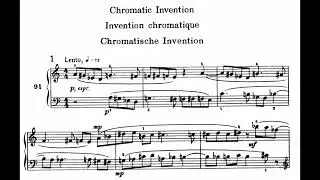 B&eacute;la Bart&oacute;k - Mikrokosmos 91: Chromatic Invention 1