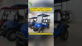 4 Seater Luxury Custom Electric Golf Cart Supplier #electricgolfcart #golfcart #customgolfcart