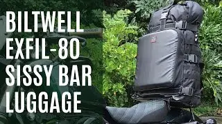 Biltwell EXFIL-80 Sissy Bar Bag First Impressions