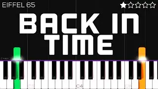 Eiffel 65 - Back In Time | EASY Piano Tutorial