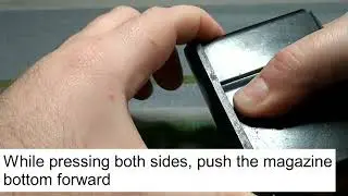 How to remove Sauer 200/202 magazine bottom