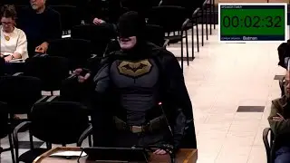 'Batman' 'disgusted' with city officials, see heated video