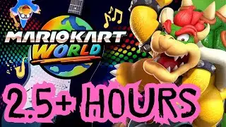 Electric Guitar, Metal, Rock Mario Kart World Music for Studying (Over 2.5 Hours!) w/ Timestamps 🎸