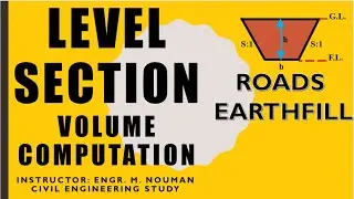 Level section (Areas and volumes computation)- (Part 1)