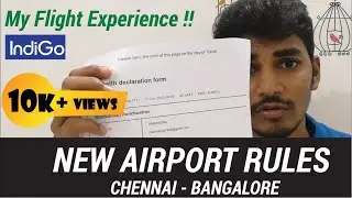 Updated Chennai to Bangalore Airport Quarantine rules & Steps to follow - Tamil + English subtitle.