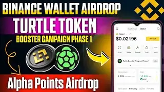 Binance Wallet TURTLE Airdrop Campaign Phase 1 | Binance Wallet Alpha Points Airdrop 