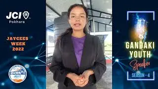 JCI Pokhara Jaycees Week 2022: Gandaki Youth Speaker: Top 7th Finalist: Samjhana Sarki