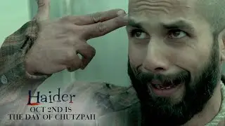 Haider | Oct. 2nd Is The Day of Chutzpah | Shahid Kapoor & Shraddha Kapoor