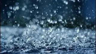 Rain Sounds along with Relaxing music for sleep and meditation | 5.5 Hours