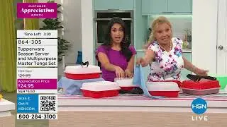 Tupperware Season Server and Multipurpose Master Tongs S...