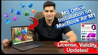 MS OFFICE Installation on MacBook Air M1. Complete Installation Process| Genuine, Lifetime Validity