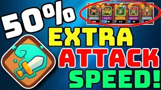 50% *EXTRA ATTACK SPEED* with my ALL FACTION DECK!! REALLY WORKS! | In Rush Royale!