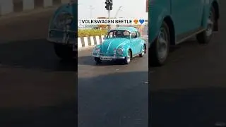 💙 VOLKSWAGEN BEETLE ENTRY #SHORTS#INDIQ#MUMBAI#CAR#VOLKSWAGEN#BEETLE#RARE#CLASSICCAR#vw#volkswagen
