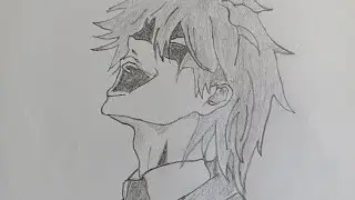 &ldquo;Emotional Anime Sketch | Intense Expression Pencil Art&rdquo;🔥#step by step video #viral #youtubevideo