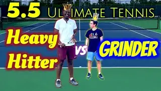 Short King vs Tall Prince - 5.5 Ultimate Tennis Singles Feature Match