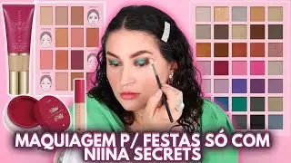 MAQUIAGEM SÓ Com Produtos NIINA SECRETS | Duda Fernandes