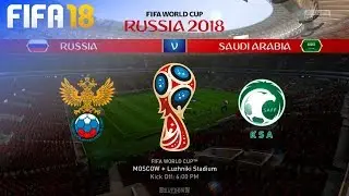 FIFA 18 World Cup - Russia vs. Saudi Arabia @ Luzhniki Stadium (Group A)