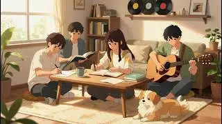 🌙 Cozy Night Lo-fi Jazzhop Mix | 15 Minutes of Acoustic Guitar Vibes