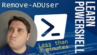 PowerShell Remove-ADUser
