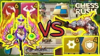 6 Punisher 4 Demon VS 6 Cyborg 4 Protector | Chess Rush