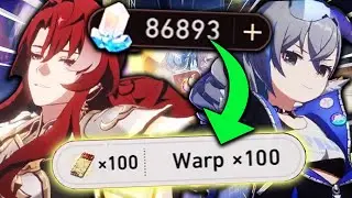 What 1,000+ LUCKY Pulls look like in Honkai: Star Rail...