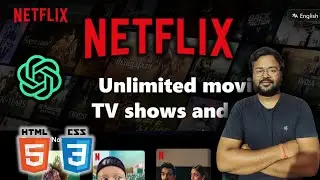 Build  A Netflix Clone Using Html & CSS and ( Chat- GPT + Deep Seek ) | Shubham Bytes