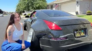 Towing a SLAMMED widebody 350Z