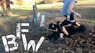 Backyard Wrestling: Nick Archer VS False Hood VS Kevin Sarrow VS Ash Altman (Hardcore Championship)