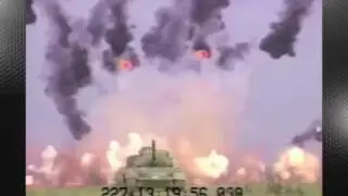 ONE BOMB KILLS 40 TANKS us air force CBU 105 cluster bomb