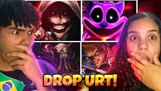 DROP URT React Bicho Papão | Neko, Jeff The Killer | Ishida,  Cthulhu Henrrique Mendonça e Chucky