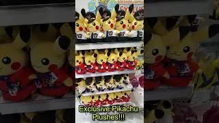 Pokemon Center Singapore 😍 Exclusive Pikachu Plushes #pikachu #pokemon