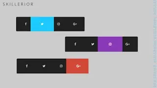 Social Media Icons Using HTML & CSS Only || Web Development || Skillerior