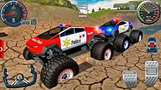 Off road Outlaws Online Multiplayer Monster Truck 2 Player Ramp Road Racing Android Driving Gameplay