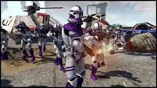 Fully Mobilized CLONE ARMY - Men of War: Star Wars Mod Battle Simulator