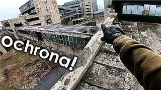 WYPADEK NA URBEXIE - UCIECZKA PRZED OCHRONĄ - Urbex POV