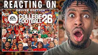 NCAA College Football 26 Trailer Reaction!