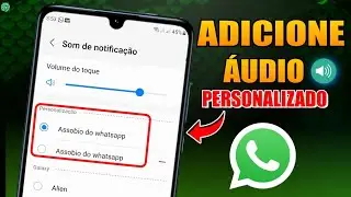 Como Colocar SOM de NOTIFICA&Ccedil;&Atilde;O Personalizado no WhatsApp Atualizado