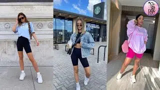 HOW TO STYLE BIKER SHORTS/Bikers Shorts Outfit Ideas for Summer/Spring 2022