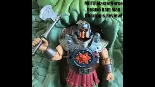 MOTU MasterVerse Deluxe Ram Man Figure Unboxing & Review!