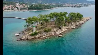 Paradise of cicadas - Walking on the pristine mini island of Rab town