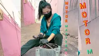 This is a 15 kW 4-pole 380V three-phase asynchronous motor #youtube 