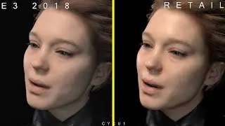 Death Stranding E3 2018 Demo vs Retail PS4 Pro 4K Graphics Comparison