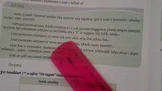 Tawsit n yisem 1 LL,Asebter 20.(leçon de thamazight 1ere AM page 20)