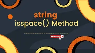 (RK) isspace() string method in python