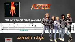 ACCEPT - Princess of the Dawn - Guitar Tab | Lesson | Cover | Tutorial |