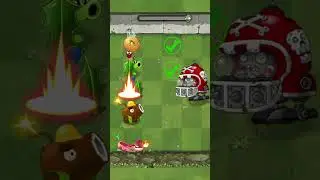 PvZ 2 - Plant Max Level -  Coconut Cannon & 4 Other Plants Vs Mecha Football Zombie